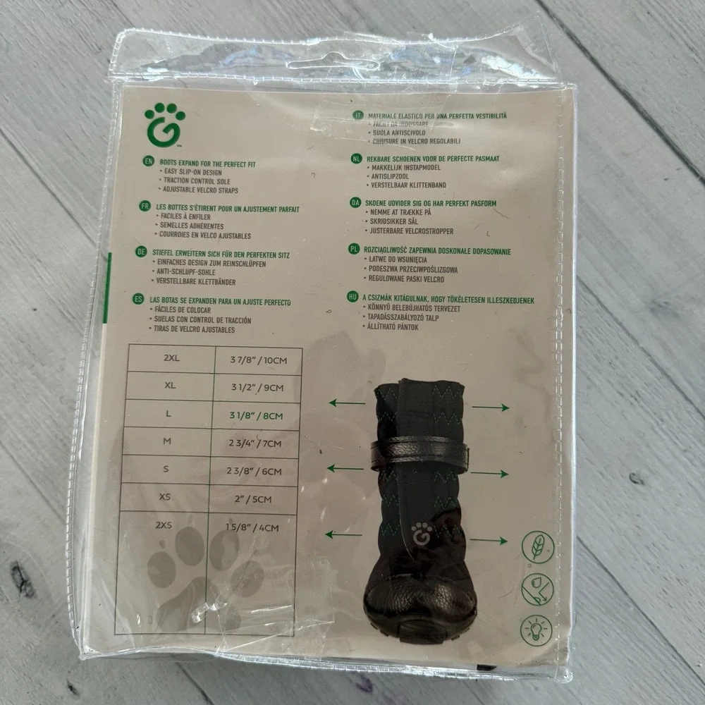 GF Pet‎ Elasto-Fit Dog Boots Neoprene Winter Paw Protection Waterproof Dog Large